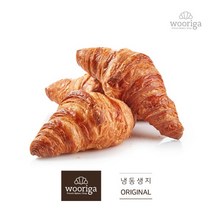 우리가스토리 브리도 프랑스 프리미엄 크로아상 냉동빵 냉동생지, 15개, 40g