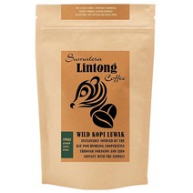 인도네시아 수마트라 린통 커피 와일드 코피 루왁 그라운드 100g 사향 고양이 Sumatera lintong Kopi Luwak