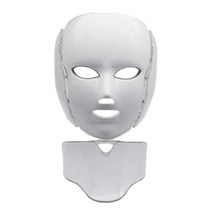 (해외구매대행) 메이티만 LED피부미용기 LED마스크 LED스킨케어 LED피부관리기 LED마스크시트 도깨비팜2, 화이트 페이스넥마스크
