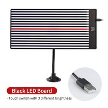 glcc 라인 보드 슈퍼 pdr 도구 덴트 제거 pdr 라이트 보드 덴트 반사경 수리 도구 차체 우울증 수리 led 램프, 블랙 led board