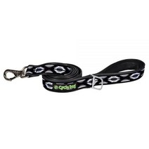 Cycle Dog 블랙 & 화이트 병따개 개 목걸이 (리쉬 1.8m(6피트) 및 강아지용 악취 방지 방수 목줄/안전한 버클/방수/지속 가능한 재활용 소재로 미국에서 제작 5922