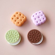 [올리브덴] 데코덴파츠 진저맨 쿠키시리즈 탑로더꾸미기 재료 탑꾸파츠, 보라비스킷