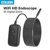 산업용내시경카메라 ENWOR-3.9mm WiFi 내시경 카메라 단일 및 이중 렌즈 3X 디지털 줌 1080P HD 방수 리, [03] 10m, [04] 8mm Single Lens