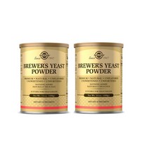 (1+1 솔가 맥주 효모 분말 파우더 400g 티아민 리보플라빈 나이아신 함유, 2통