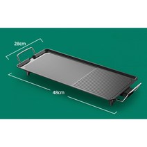 멀티그릴 전기생선 가정용 그릴 생선 전기 바베큐 기계 무연 스테이크 팬 주방 도구 샌드위치 파니니 아침, 03 3-6 man Household_01 CN