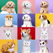 DO 리얼 동물 친구들 위더펫 인형 택1 강아지 비숑 골든리트리버 고양이 백호랑이 사막여우 토끼 말티즈 애착, 07.위더펫 비글