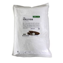 드랍쉽 타피오카전분 1kg 변성 전분 가루 분말 파우더 타피오카 찰빵 푸딩 제과 제빵 홈베이킹 떡 재료, 3개