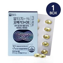알티지오메가3+DE TFD공법 RTG 노르웨이산 비타민D 60캡슐, 기타, 기타