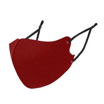 듀웨이 스웨이드 새부리형 재사용 끈조절 연예인마스크 손세탁 대형 레드 10매