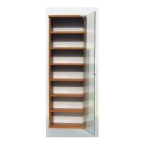 드림퍼니처 유리문7단cd장식장 피규어 레고 진열장 수납장 틈새장, 유리문가로40cm7단cd장식장 체리