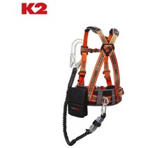 K2 허리편한 산업 현장 그네 상체식 안전벨트 경량 관리자용, 1개
