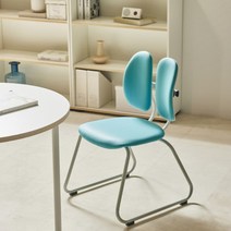 듀오백 리뉴얼 D 043W 회의실의자 독서실의자 공부의자, 마린블루