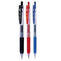 제브라 중성펜 사라사클립 JJB15 0.7mm, NEW 혼합(검1빨1파1), 1세트