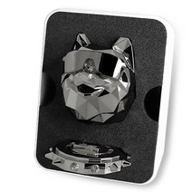 에어디 차량용 방향제 쥐 토끼 도베르만 황소 포메라니안, [포메라니안], 크롬블랙, 레몬라벤더향 2개