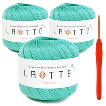 라떼(65g)x3볼+모사용코바늘5/0호(3.0mm), 8_스카이
