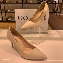 GOCCE GWP2001A 크림 8CM 여성구두 펌프스 하이힐