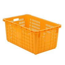 ABC플라스틱 운반상자 사각상자 우유상자 모음 다양한 바구니, 1.운반특대1호 노랑(철고리미포함)