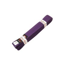 Ronin Brand 격투기 유니폼 솔리드 컬러 랭크 벨트 - 옐로우 그린 오렌지 블루 퍼플 레드 브라운 블랙 품질 (퍼플 0)