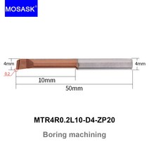 두께측정기 MOSASK 1PC MTR MGR lr 보링 프로파일 스레딩 그루브 CNC 솔리드 카바이드 내부 터닝 정밀 홀 가공 밀링 공구, 24 MTR4R0.2L10-D4-ZP20, 24 MTR4R0.2L10-D4-ZP20