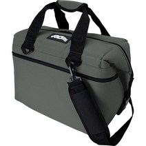AO Coolers 오리지널 소프트 쿨러 고밀도 절연 기능 차콜 12캔, 24-Can, Charcoal, Charcoal