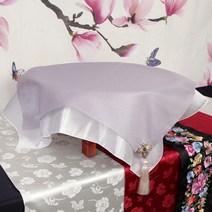 원형상보자기세트 8번 돌상테이블보 전통테이블보, 원형상보자기세트08번(미색)