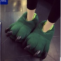 겨울 면 슬리퍼 만화 커플 워커 남녀 몬스터 슈즈