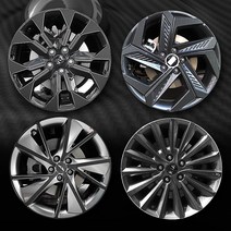 JS automotive 코란도C 18인치 타이어 휠마스크 카본 데칼 스티커 튜닝필름 시트지 기스커버 악세사리용품, B타입