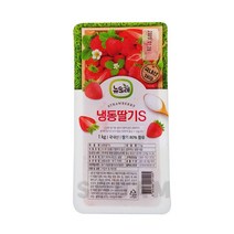 [소담푸드] 뉴뜨레 냉동딸기S 1kg / 국산 가당딸기 딸기청 드라이아이스 포장, 4kg(1kgx4팩), 4개