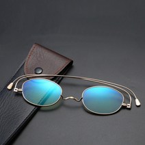 [무도수안경]접이식돋보기 편리한돋보기안경테 실버안경 시력보호안경 노안안경 휴대용돋보기, ow0035 레드