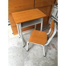 옛날 책걸상 국민학교 레트로 학교수업 책상과 의자, 01. 의자세트 높이 75