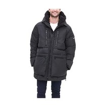 DKNY 남성 울트라 로프트 길이 퀼트 파카 셔파 안감 후드 포함