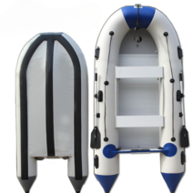 공기주입 고무보트 바다 민물 물놀이 카약 조립식보트, 8 인 럭셔리 돌격 보트+투 펀치 30 마력