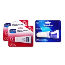 바세린 인텐시브 케어 립에센스 체리 10ml x 2개 고농축 립밤 + 어드밴스드 10ml, 3개