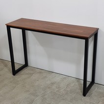 푸른숲가구 멀바우 원목 좁은테이블 홈까페 아일랜드식탁 홈바테이블, 1800x430x1030