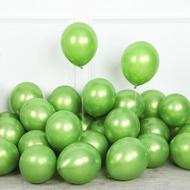 웨딩 풍선 헬륨 레터링 20pcs 금속 라텍스 풍선 12 Inch 골드 실버 크롬 Ballon 웨딩 장식 글로브 생일 파, 10 Green