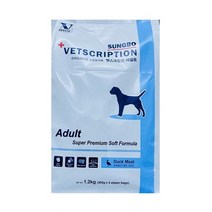 벳스크립션 어덜트 VETSCRIPTION ADULT 1.2kg (300g x 4지퍼팩)