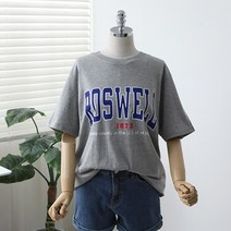 사라걸스 로즈웰 반팔 티셔츠 여자 여성 빅사이즈티셔츠 박스티