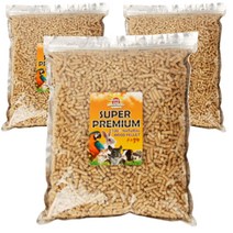 슈퍼주 수퍼프리미엄 다용도 우드펠렛 소동물 바닥재, 3개, 3.5kg
