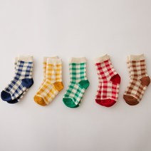 라떼양말 폴앤제이 가을신상 겨울신상 데일리 양말세트 아동양말 체크양말 어린이집선물 답례품 생일선물 타이즈 반양말 발목양말