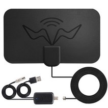 uhd안테나 tv안테나 dmbtv 라디오안테나 tv수신카드Digital TV Antenna 4K UHD High Gain DVB-T Smart Box, 한개옵션0