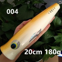 빅 베이트 루어 Swolf-80g 120g 나무 포퍼 참치 미끼 빅 게임 보트 낚시 바닷물 탑워터 잉어 스윔베이, 13 20cm 180g huang