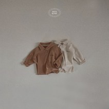 (거래처세일)미니로브 앤초비카라티 봄 베이비 백일 6개월 돌전후 아기 카라티셔츠 데일리 문센룩