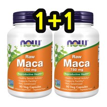 [1+1] 나우푸드 생마카 750mg 베지 캡슐 90정 2set