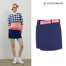 [까스텔바작] (여성)언발란스 배색 큐롯_BG9WCU801_RL