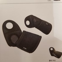 레드페이스 남녀공용 스마트 손목 보호대, 블랙