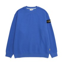 내셔널지오그래픽 N224USW901 스탠다드 벨룩스 세미 오버핏 맨투맨 BLUE