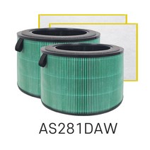 LG 퓨리케어 360 필터 정품형 호환 국내산, AS281DAW, 2단형