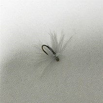 플라이낚시 완성훅 소프트 해클 스파이더훅 송어낚시바늘 계곡낚시 블루길낚시 1개, 그레이