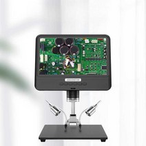 실체현미경 시계수리 광학현미경 금속 정밀 반도체, (AD208)9인치 1200만