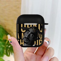 에어팟 프로2 무선 충전 케이스 거치대랩퍼 투팍 2Pac Makaveli 케이스 Apple airpods 1 2 Clear For Pro, 13 2Pac_02 For AirPods 2